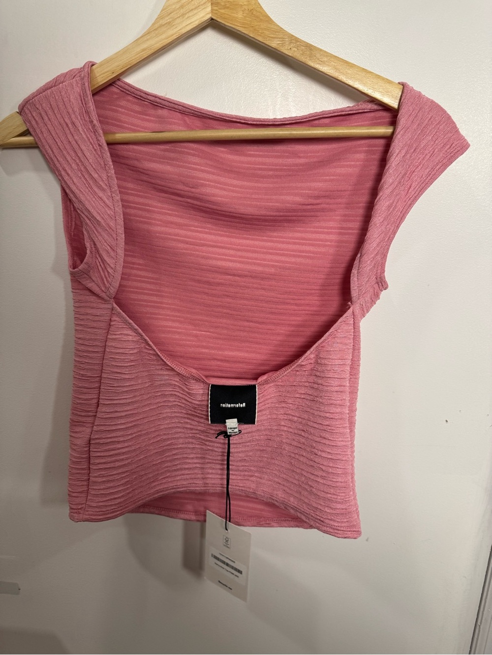 Nwt Reformation darra top In pink - size s - Picture 2 of 2